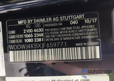 2018 Mercedes-Benz C 300 4Matic из США, поврежденный, VIN WDDWJ4KBXJF659771